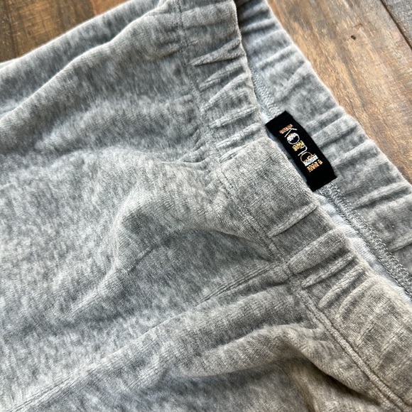 Kondi MATCHING SET. S Raglan Top & XS Harem Pants in Grey Heather Velour - Picture 10 of 10